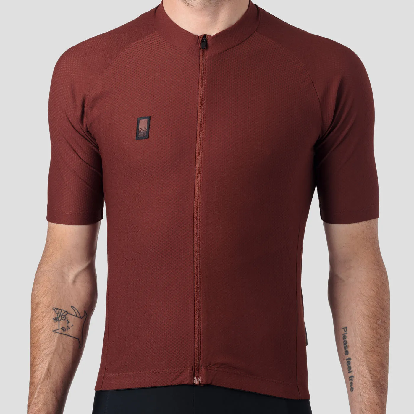 Men's Lightweight Work Jersey - Burgundy