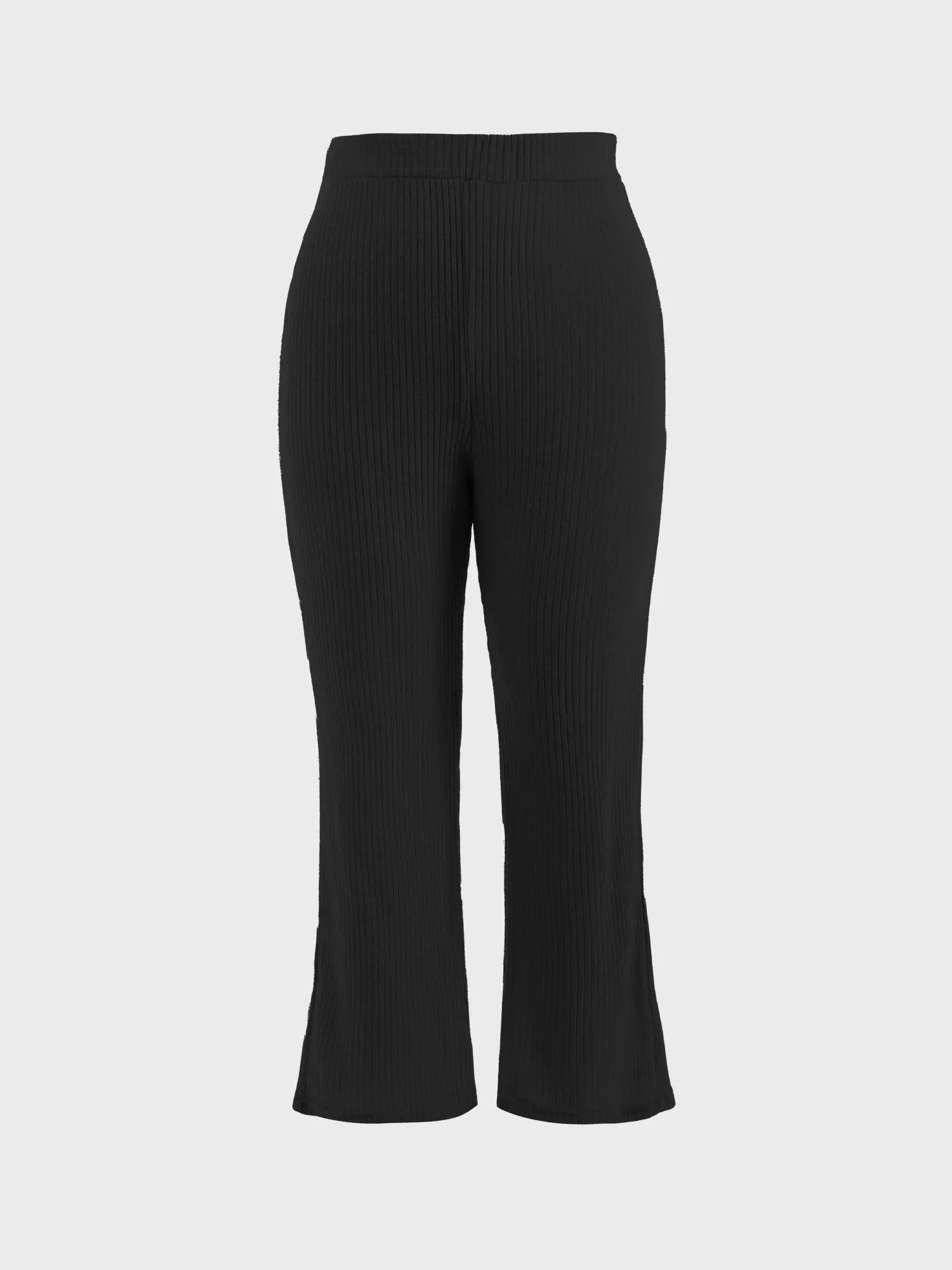 Midsize Ribbed Knit 2-Piece Lounge Set