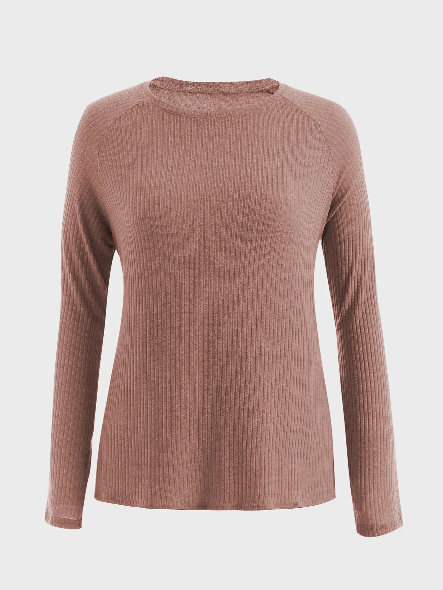 Midsize Ribbed Knit 2-Piece Lounge Set