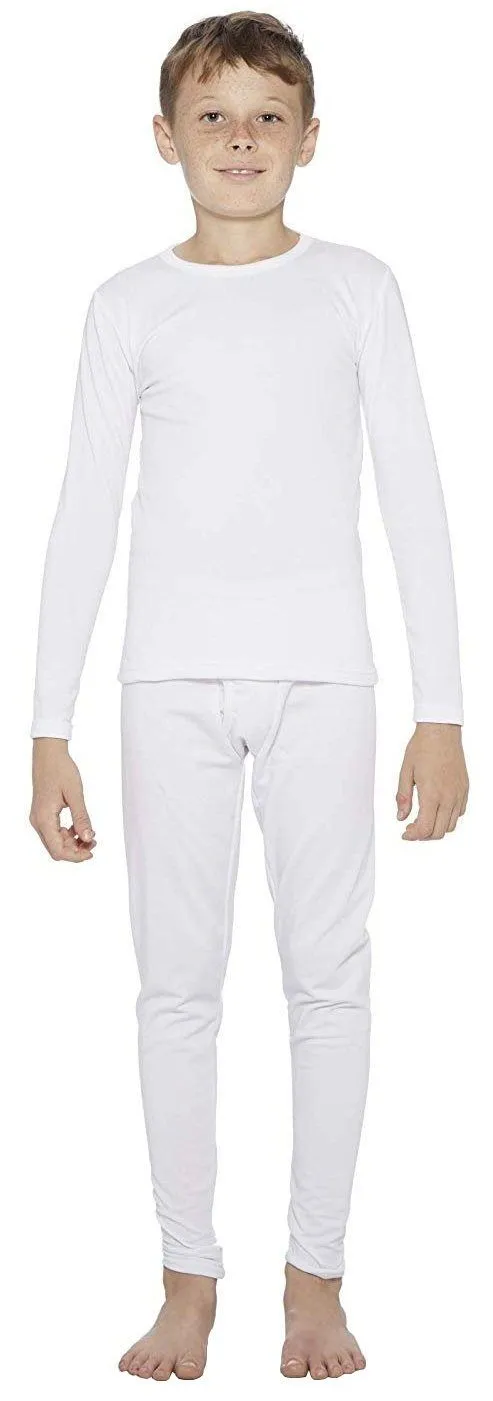 Monte Carlo Pure New Merino Wool Machine Washable Full Sleeves Round Neck Thermal for Boys Off White Color