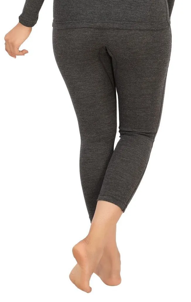 Monte Carlo Pure New Merino Wool Machine Washable Thermal for Men & Women Black