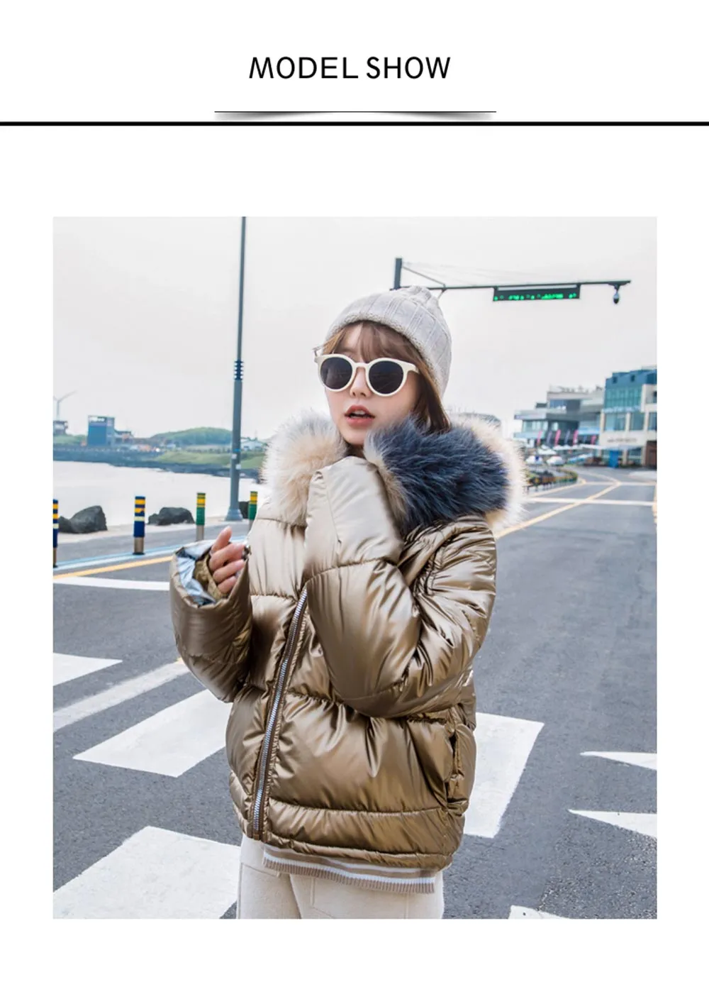 New Arrival Parkas Fashion Coats Women Winter Sweater Fur Collar Hood Warm Cotton Coat Women Clothes