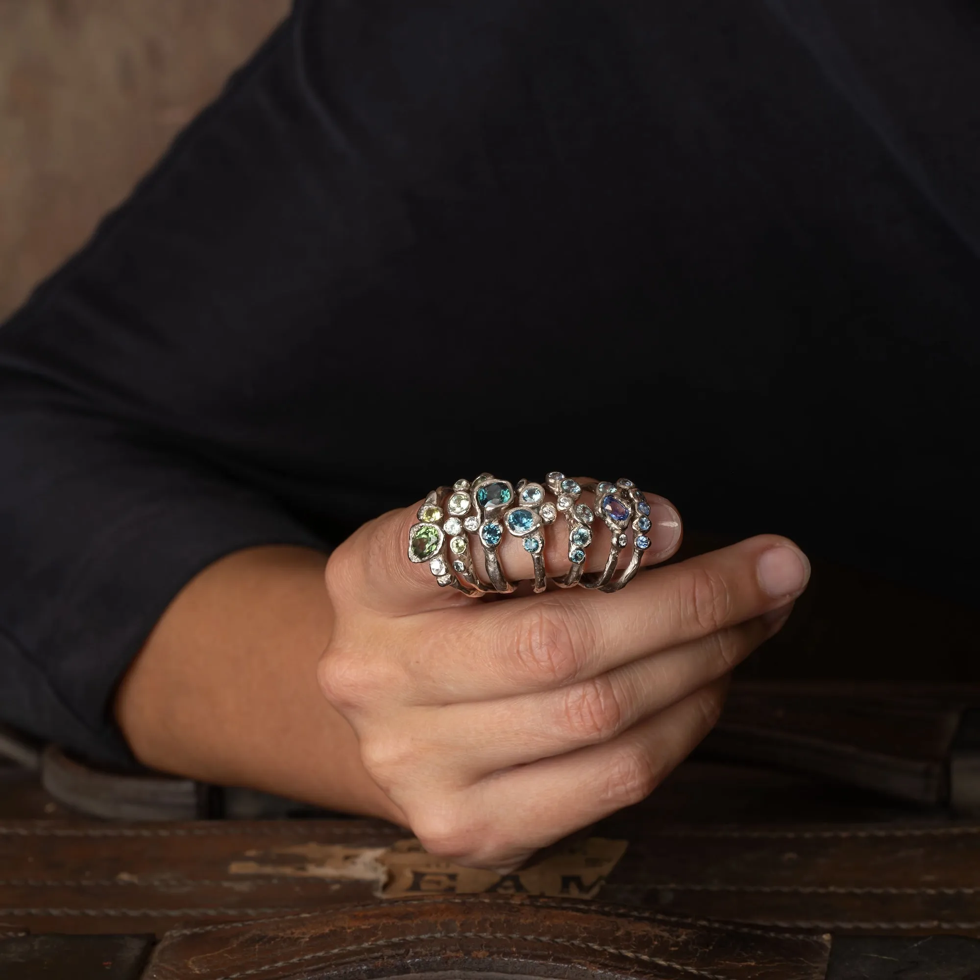 Ocean Stone Sea Sorrel Ring