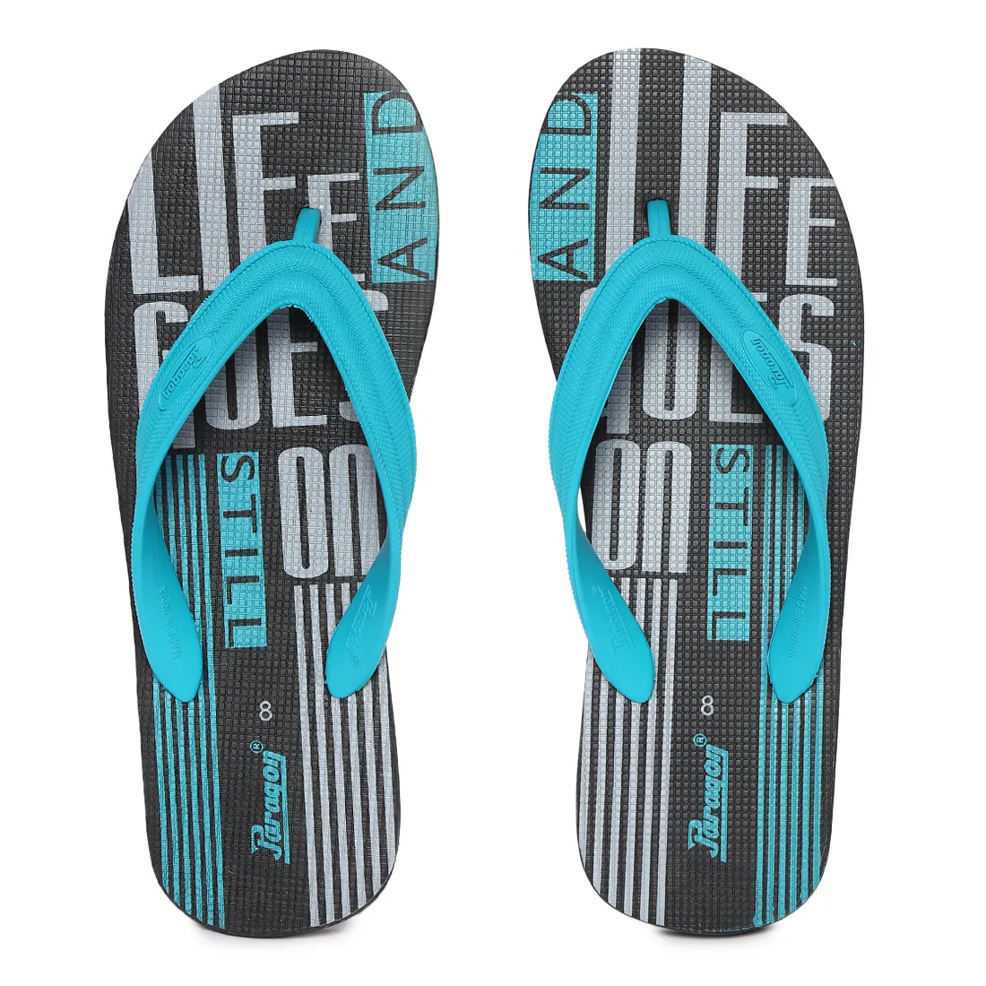 Paragon  HWK3704G Men Stylish Lightweight Flipflops | Casual & Comfortable Daily-wear Slippers for Indoor & Outdoor | For Everyday Use