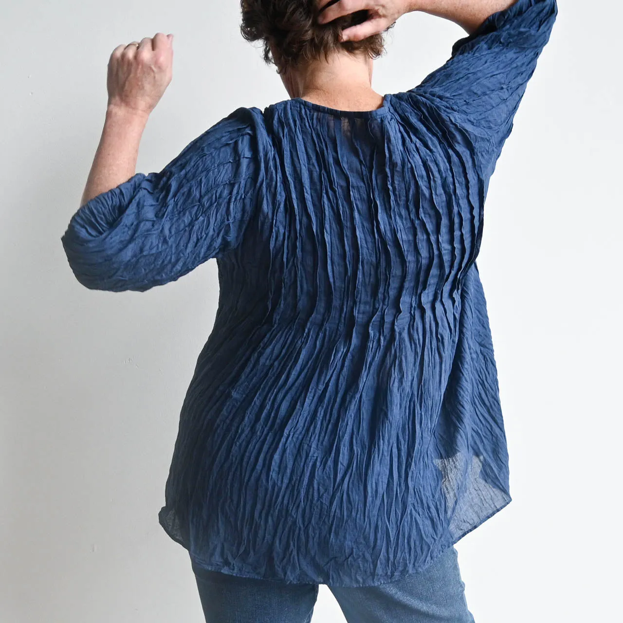 Pintuck Blouse Top