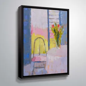 " Peggy's Studio" Gallery Wrapped Floater-framed Canvas
