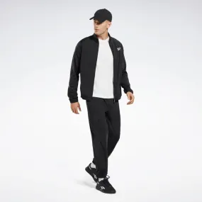 Reebok Apparel Men Reebok Identity Vector Knit Track Pants NIGHT BLACK