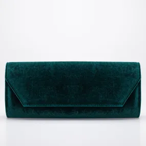 Scarlett - Green Velvet Clutch