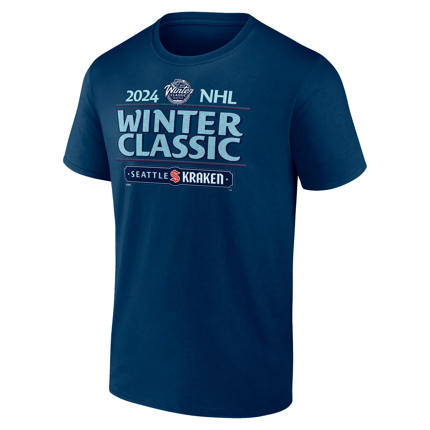 Seattle Kraken NHL Winter Classic Text Driven Tee