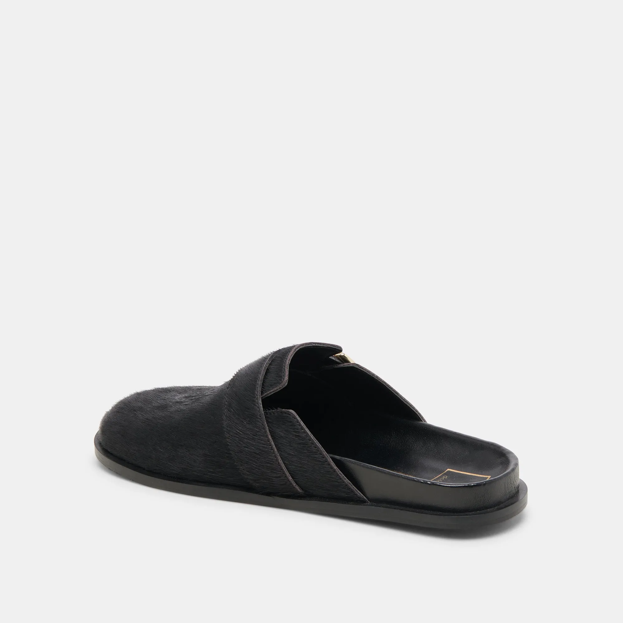 SUNDAY FLATS ONYX CALF HAIR