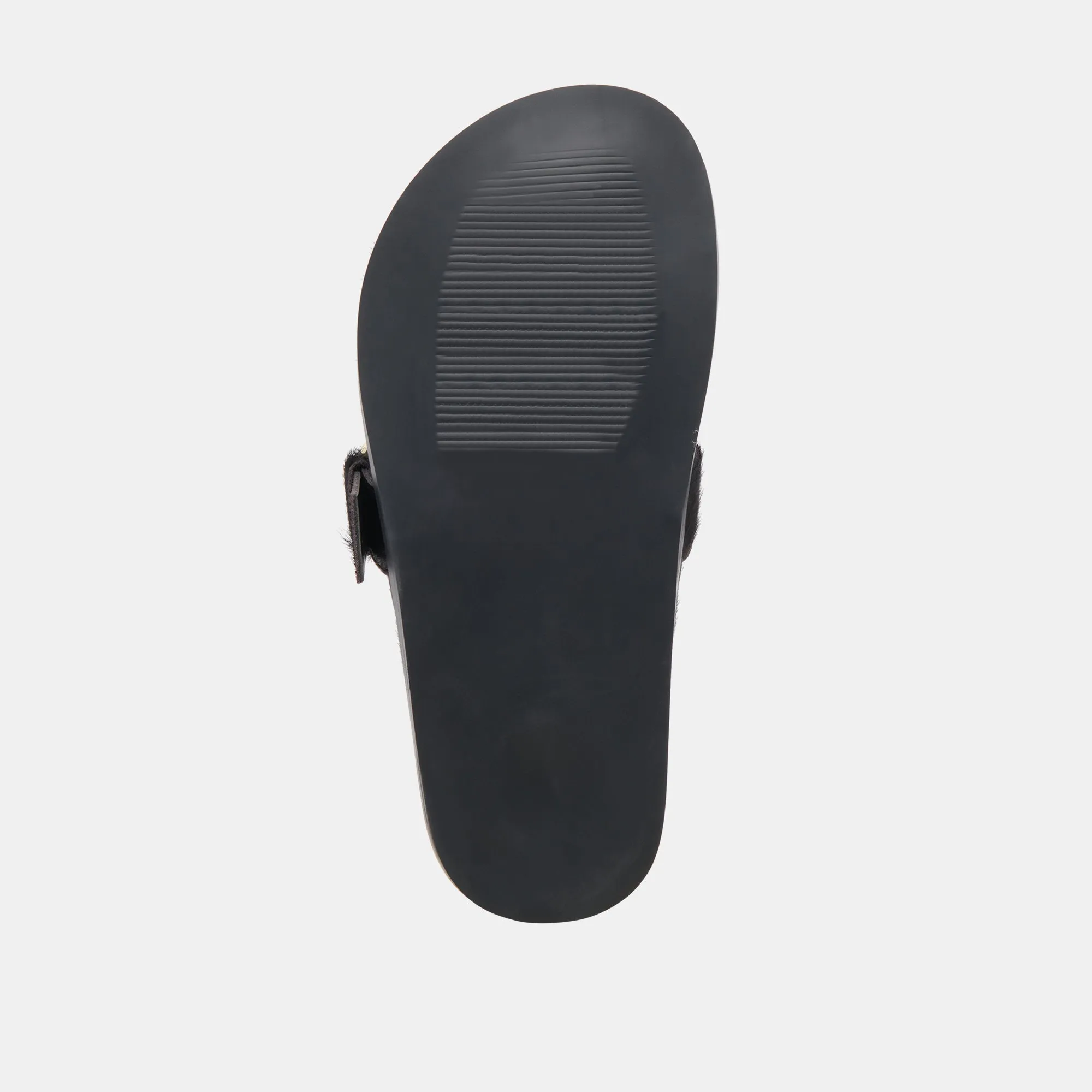SUNDAY FLATS ONYX CALF HAIR