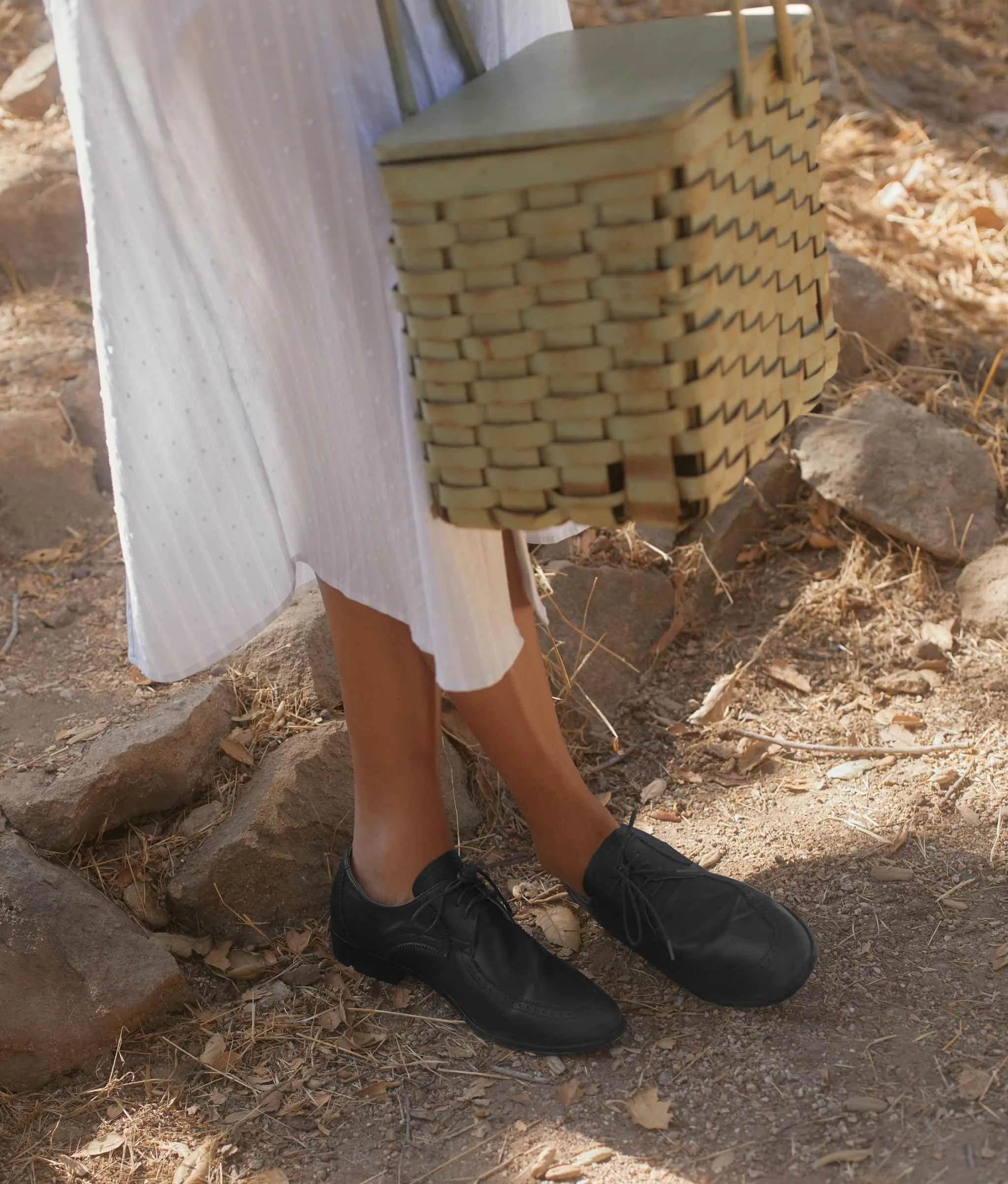The Agnes Oxford | Noir Leather