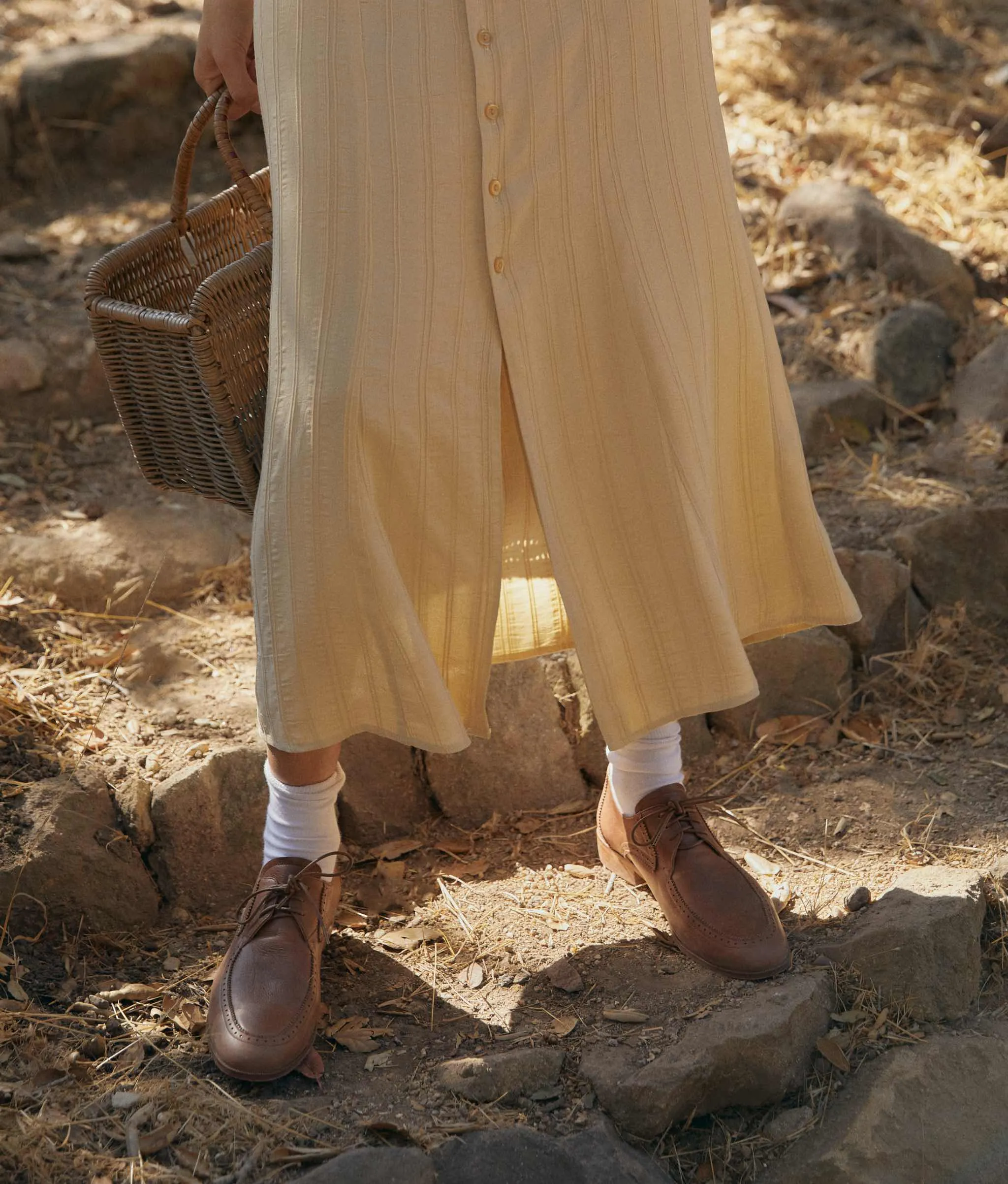 The Agnes Oxford | Saddle Leather