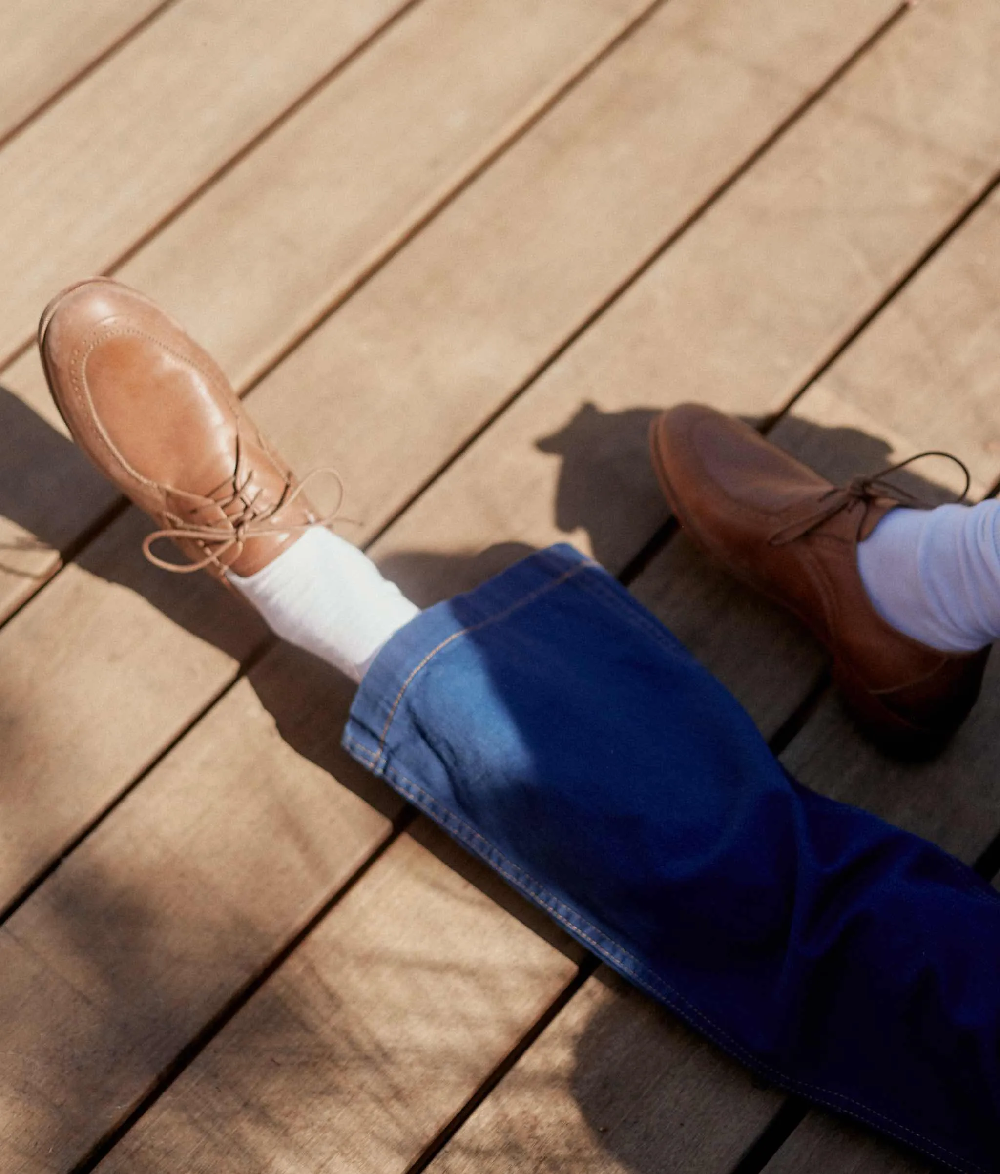 The Agnes Oxford | Saddle Leather