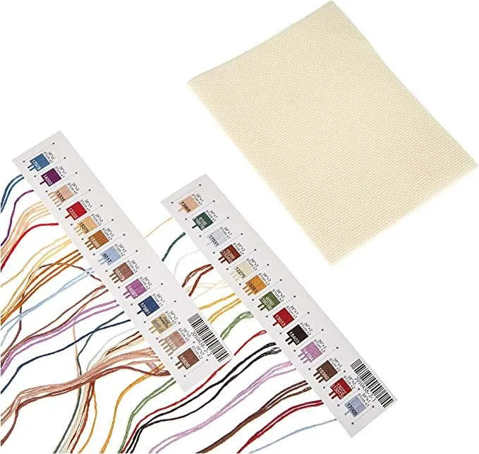 WARM & FUZZY, Counted Cross Stitch Kit, 18 count ivory Aida, DIMENSIONS, Gold Collection (06955)