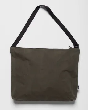 Water Resistant Messenger Bag - Dark Olive