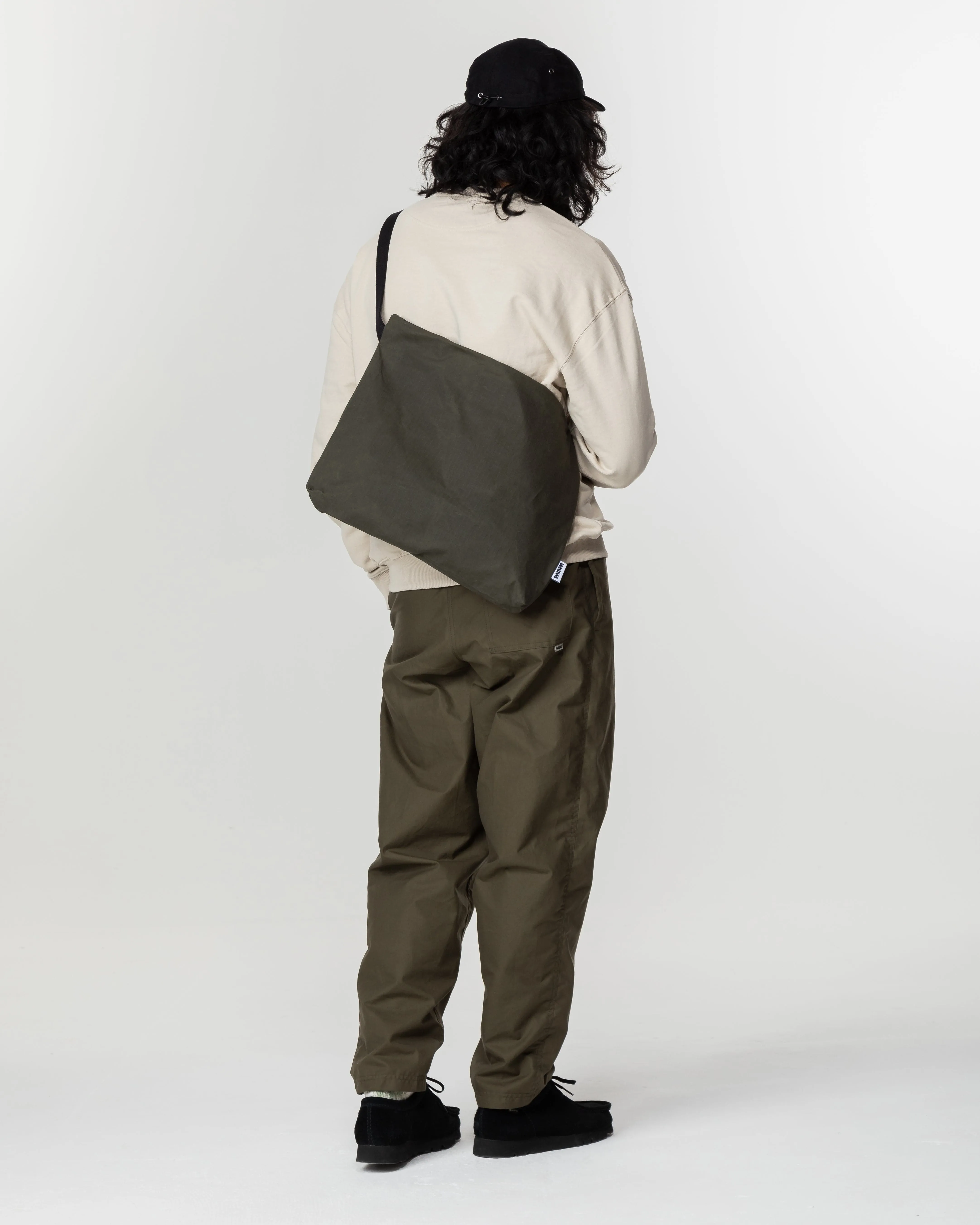 Water Resistant Messenger Bag - Dark Olive