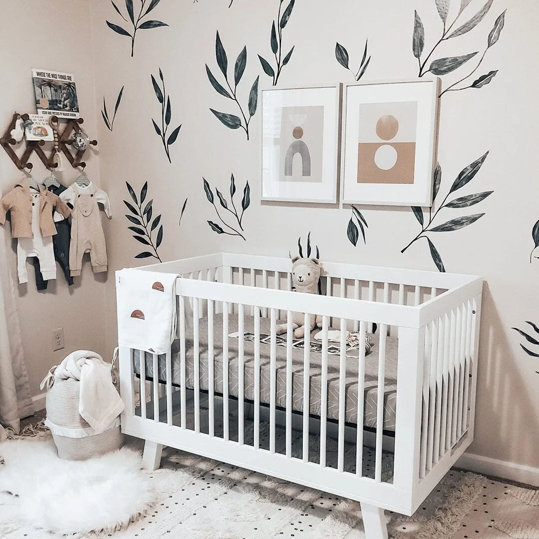 Watercolor Leaves Wall Decals