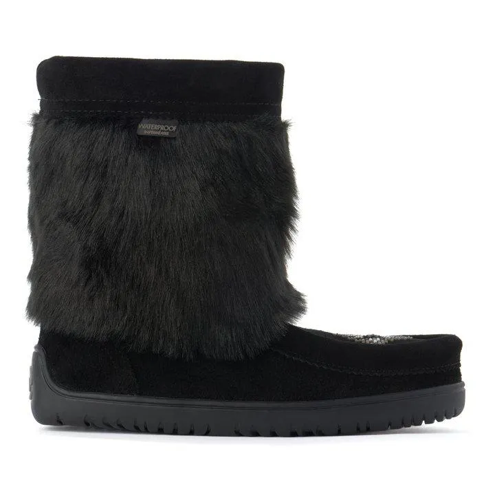 Waterproof Faux Fur Half Mukluk