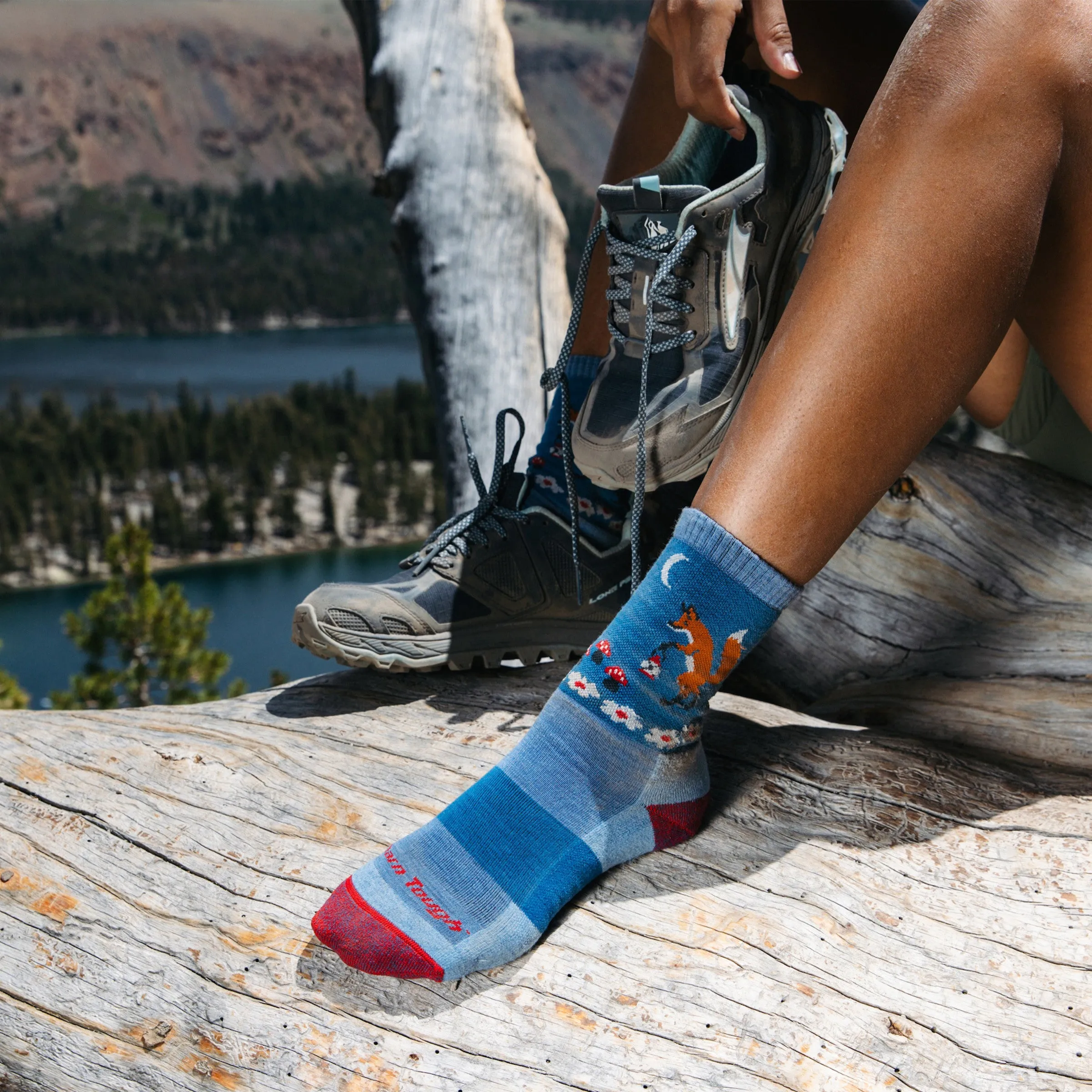 Women's Critter Club Micro Crew  Lightweight Hiking Sock